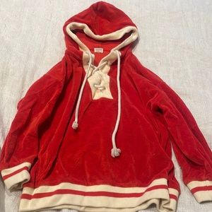 Fin & Vince terry cloth hoodie